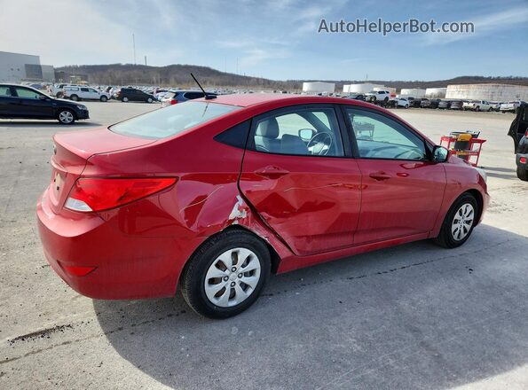 KMHCT4AE0HU251610 2017 HYUNDAI ACCENT Red Trasero derecho
