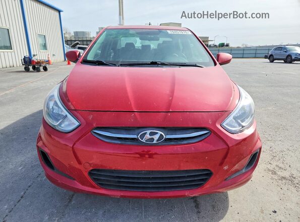 KMHCT4AE0HU251610 2017 HYUNDAI ACCENT Red Vista frontal