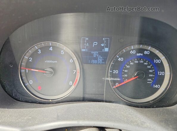 KMHCT4AE0HU251610 2017 HYUNDAI ACCENT Red Vista del cuadro de instrumentos