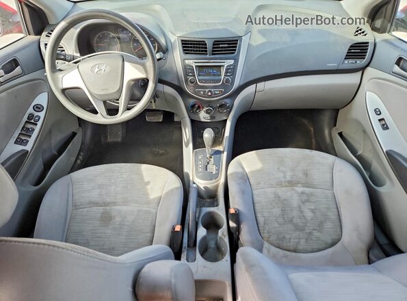 KMHCT4AE0HU251610 2017 HYUNDAI ACCENT Red Vista del salpicadero