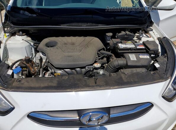 KMHCT4AE0HU334003 2017 HYUNDAI ACCENT Белый Вид задней части салона