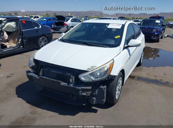 KMHCT4AE1GU123908 2016 HYUNDAI ACCENT White Vista frontal
