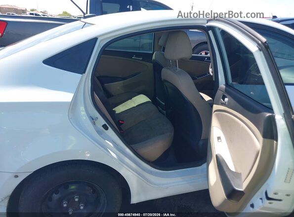 KMHCT4AE1GU123908 2016 HYUNDAI ACCENT White Vista de la etiqueta del VIN