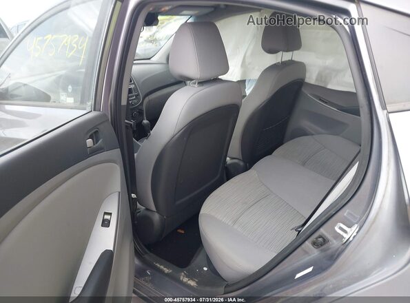 KMHCT4AE1GU131068 2016 HYUNDAI ACCENT Gray Widok naklejki z numerem VIN
