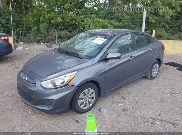 KMHCT4AE1GU131068 2016 HYUNDAI ACCENT Gray Przód lewy