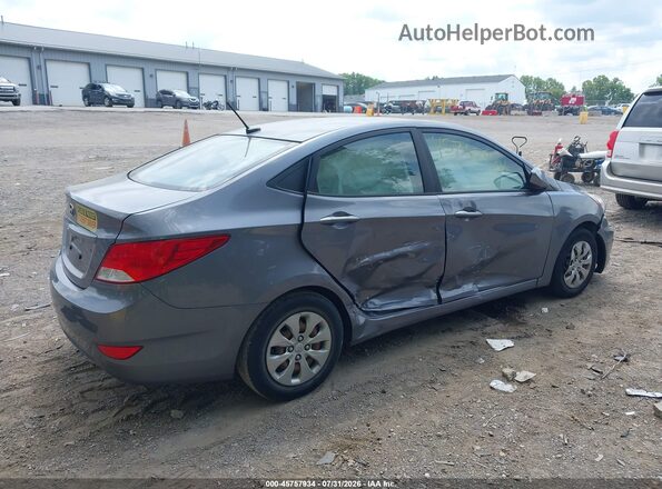 KMHCT4AE1GU131068 2016 HYUNDAI ACCENT Gray Tył prawy