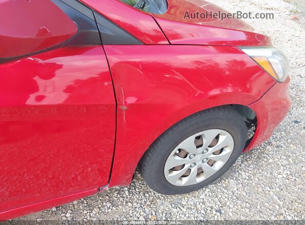 KMHCT4AE1GU155371 2016 HYUNDAI ACCENT Red Front view