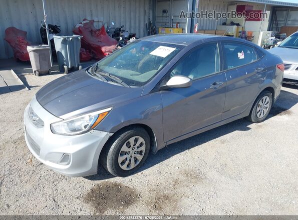 KMHCT4AE1GU951389 2016 HYUNDAI ACCENT Gray Przód lewy