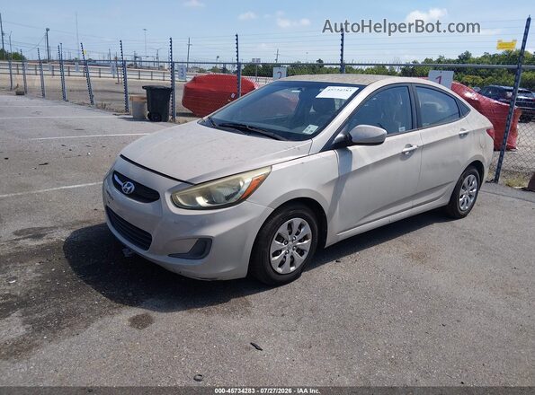 KMHCT4AE1GU956592 2016 HYUNDAI ACCENT Gray Przód lewy