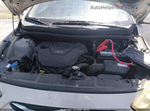 KMHCT4AE1GU956592 2016 HYUNDAI ACCENT Gray Widok z tyłu