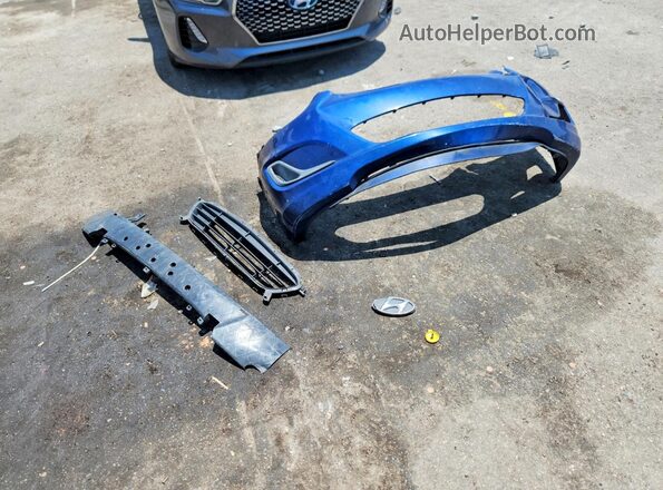 KMHCT4AE1HU168199 2017 HYUNDAI ACCENT Blue ძრავის განყოფილების ხედი