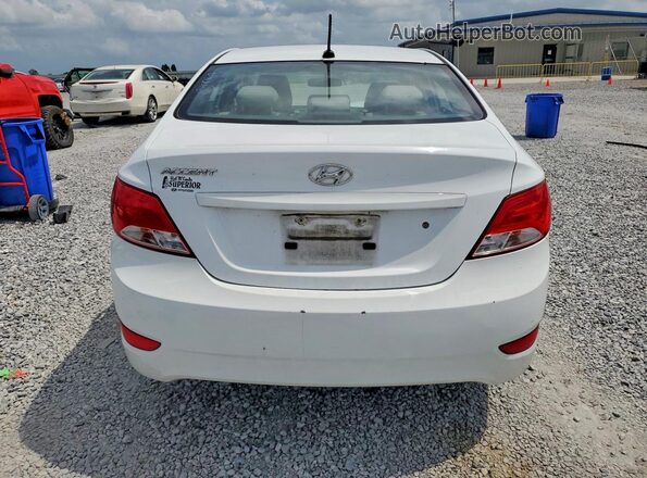 KMHCT4AE1HU290089 2017 HYUNDAI ACCENT White Widok z tyłu