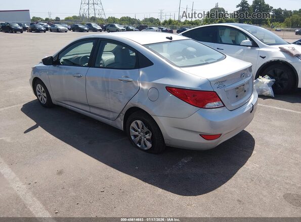 KMHCT4AE1HU323379 2017 HYUNDAI ACCENT Silver Trasero izquierdo