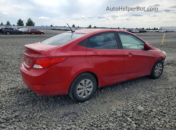 KMHCT4AE1HU338299 2017 HYUNDAI ACCENT Red Trasero derecho
