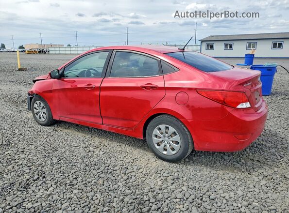 KMHCT4AE1HU338299 2017 HYUNDAI ACCENT Red Trasero izquierdo