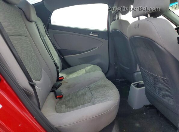 KMHCT4AE1HU338299 2017 HYUNDAI ACCENT Red Vista de los asientos traseros