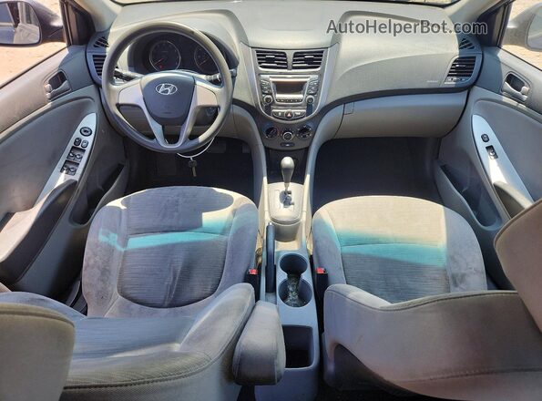 KMHCT4AE1HU356480 2017 HYUNDAI ACCENT Black Вид панелі приладів
