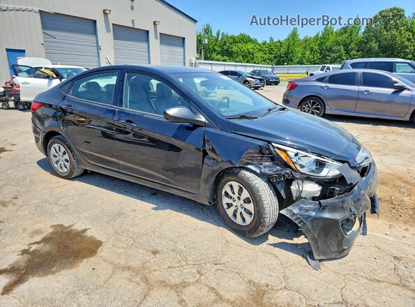 KMHCT4AE1HU356480 2017 HYUNDAI ACCENT Black Передня права чверть