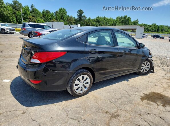 KMHCT4AE1HU356480 2017 HYUNDAI ACCENT Black Задня права чверть