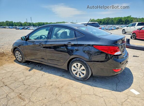 KMHCT4AE1HU356480 2017 HYUNDAI ACCENT Black Задня ліва чверть