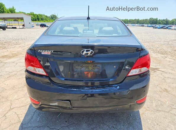 KMHCT4AE1HU356480 2017 HYUNDAI ACCENT Black Вид ззаду