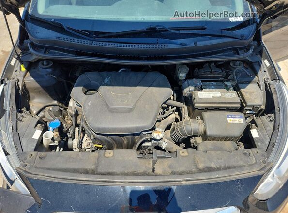 KMHCT4AE1HU356480 2017 HYUNDAI ACCENT Black Вид задньої частини салону