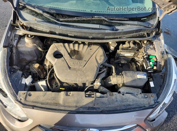 KMHCT4AE1HU377040 2017 HYUNDAI ACCENT Gray Սալոնի հետևի տեսք