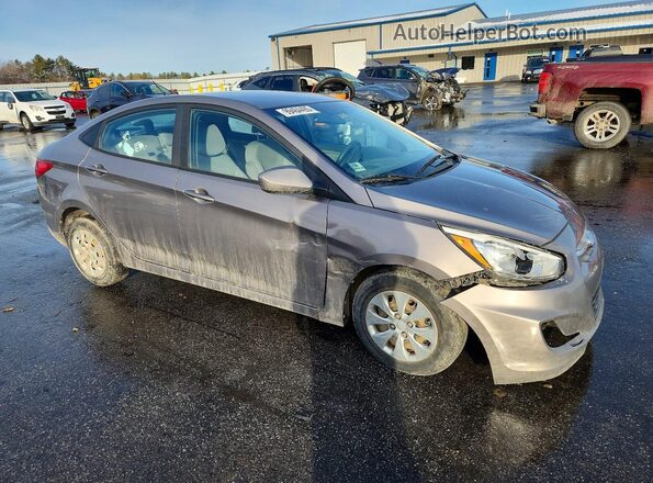 KMHCT4AE1HU377040 2017 HYUNDAI ACCENT Gray Առջևի աջ