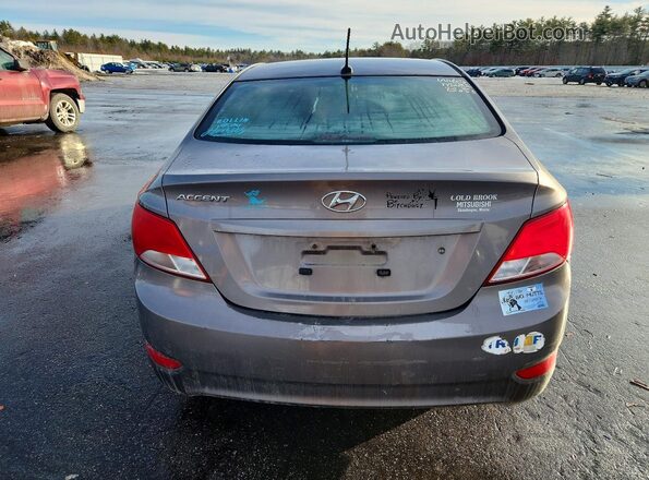 KMHCT4AE1HU377040 2017 HYUNDAI ACCENT Gray Հետևի տեսք