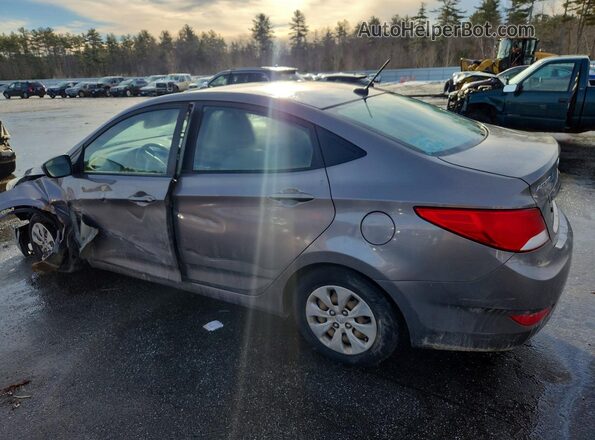 KMHCT4AE1HU377040 2017 HYUNDAI ACCENT Gray Հետևի ձախ