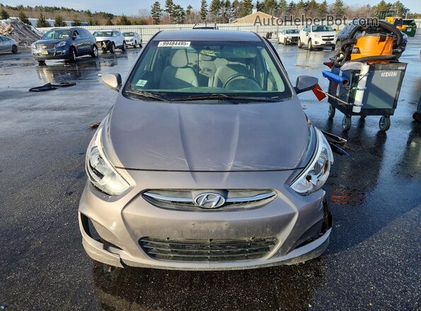 KMHCT4AE1HU377040 2017 HYUNDAI ACCENT Gray Դիմացի տեսք