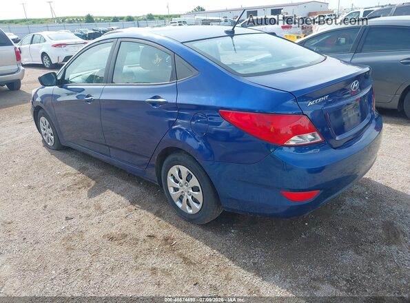 KMHCT4AE2GU031268 2016 HYUNDAI ACCENT Blue უკანა მარცხენა