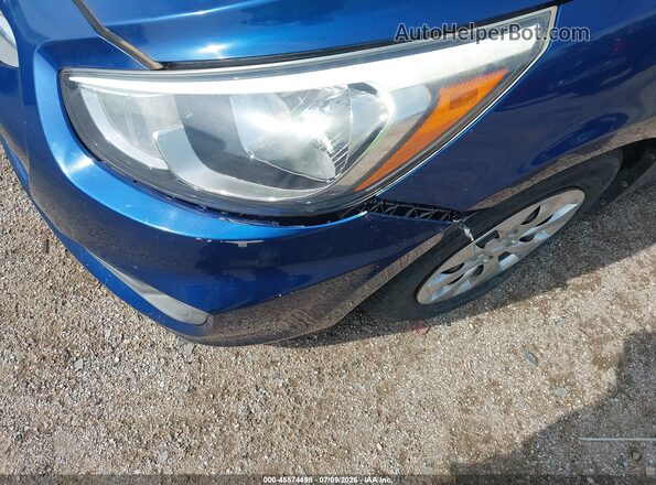 KMHCT4AE2GU031268 2016 HYUNDAI ACCENT Blue წინა ხედი