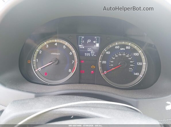 KMHCT4AE2GU031268 2016 HYUNDAI ACCENT Blue უკანა სავარძლების ხედი