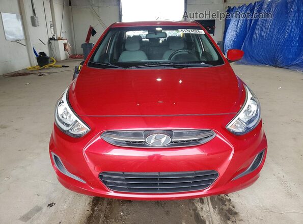 KMHCT4AE2GU066277 2016 HYUNDAI ACCENT Red Вид спереду