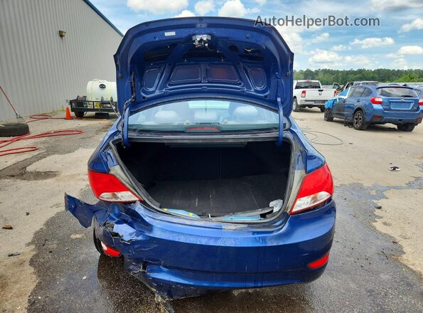 KMHCT4AE2GU072953 2016 HYUNDAI ACCENT Blue Հետևի տեսք