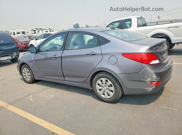 KMHCT4AE2GU105272 2016 HYUNDAI ACCENT Gray Rear left