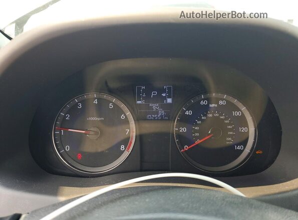 KMHCT4AE2GU105272 2016 HYUNDAI ACCENT Gray Instrument cluster view