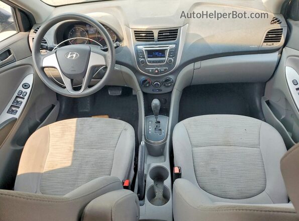KMHCT4AE2GU105272 2016 HYUNDAI ACCENT Gray Dashboard view