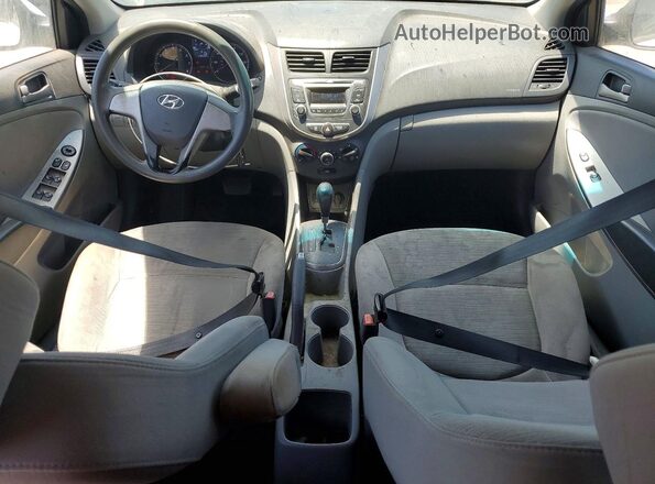 KMHCT4AE2GU105918 2016 HYUNDAI ACCENT White Widok deski rozdzielczej