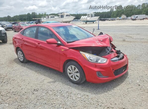 KMHCT4AE2GU106227 2016 HYUNDAI ACCENT Red Delantero derecho