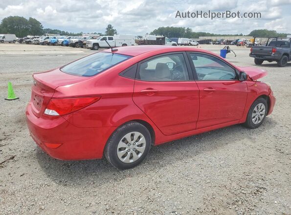 KMHCT4AE2GU106227 2016 HYUNDAI ACCENT Red Trasero derecho