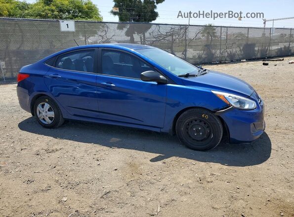KMHCT4AE2GU152902 2016 HYUNDAI ACCENT Blue Front right