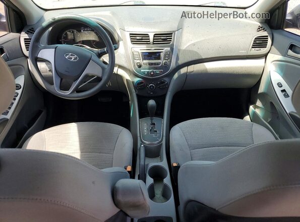 KMHCT4AE2GU152902 2016 HYUNDAI ACCENT Blue Dashboard view