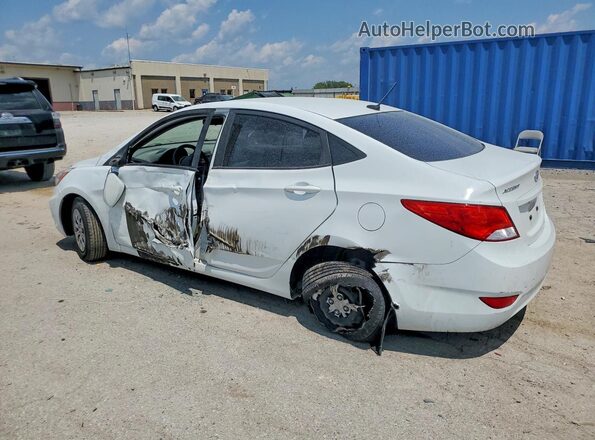 KMHCT4AE2GU159770 2016 HYUNDAI ACCENT White Հետևի ձախ