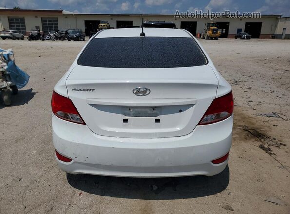 KMHCT4AE2GU159770 2016 HYUNDAI ACCENT White Հետևի տեսք