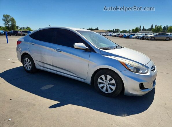 KMHCT4AE2GU981212 2016 HYUNDAI ACCENT Серебряный Передняя правая четверть