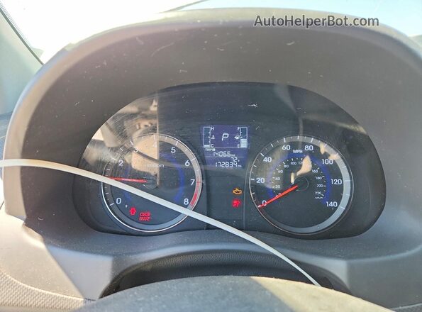 KMHCT4AE2GU981212 2016 HYUNDAI ACCENT Серебряный Вид щитка приборов