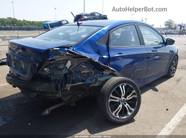 KMHCT4AE2GU981775 2016 HYUNDAI ACCENT Blue Tył prawy