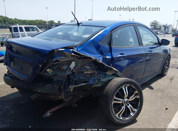 KMHCT4AE2GU981775 2016 HYUNDAI ACCENT Blue Widok z przodu